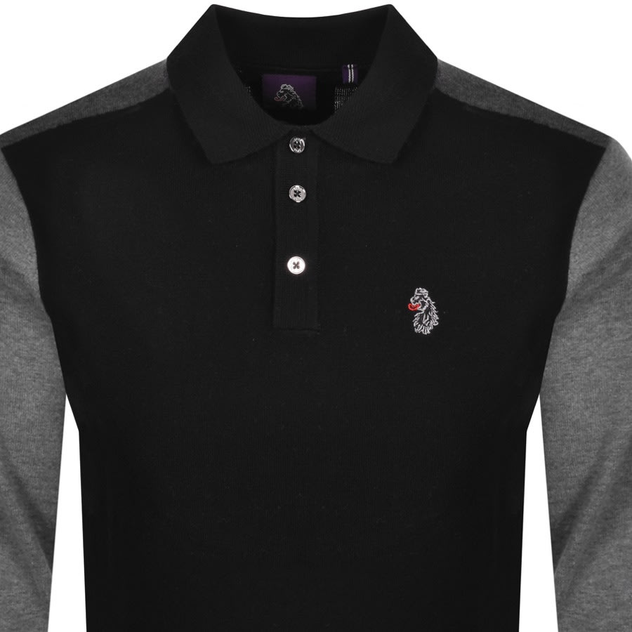 Alternative Image for ProductLuke 1977 Ross Polo Knit Jumper Black2